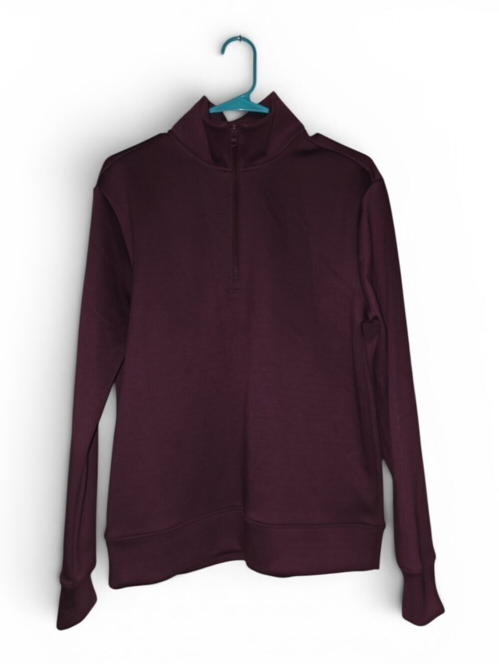 all in motion Women's Burgundy Quarter-Zip Pullover, Small, NWT!!!